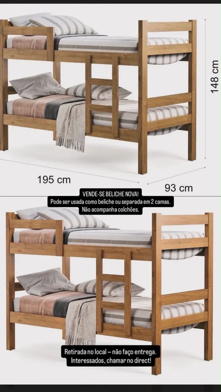 CAMA BELICHE NOVA