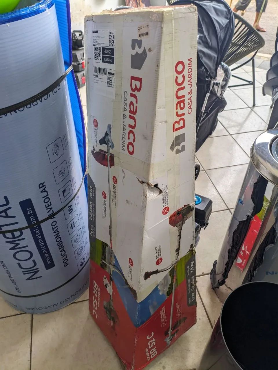 Roçadeira Branco 52cc  - Foto 2