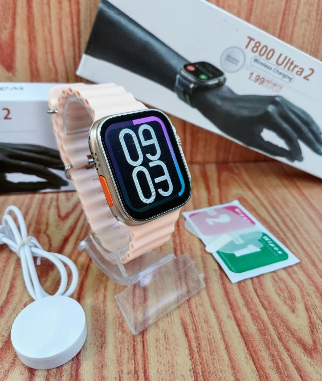 Smartwatch T800 Ultra Rosa