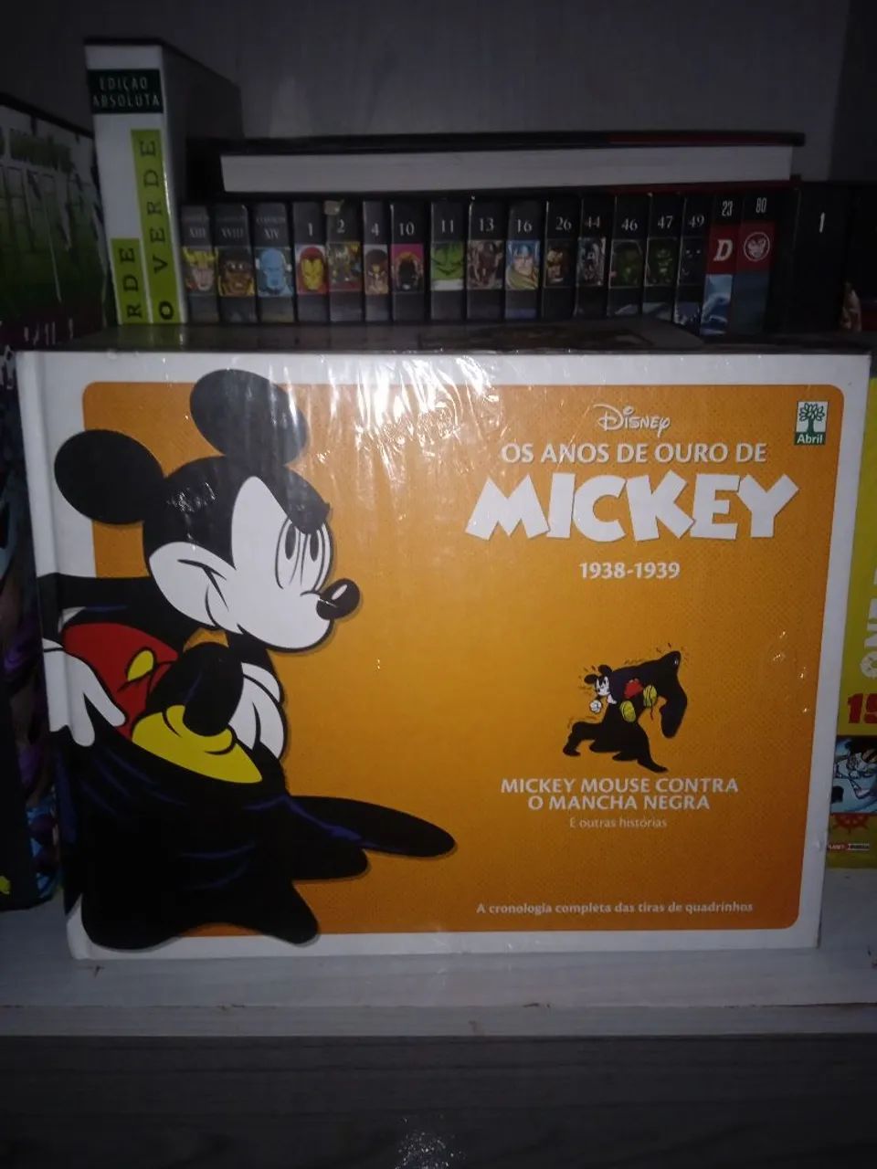 Hq Os Anos de Ouro de Mickey 1938-1939. Mickey Mouse Contra o Mancha Negra novo lacrado
