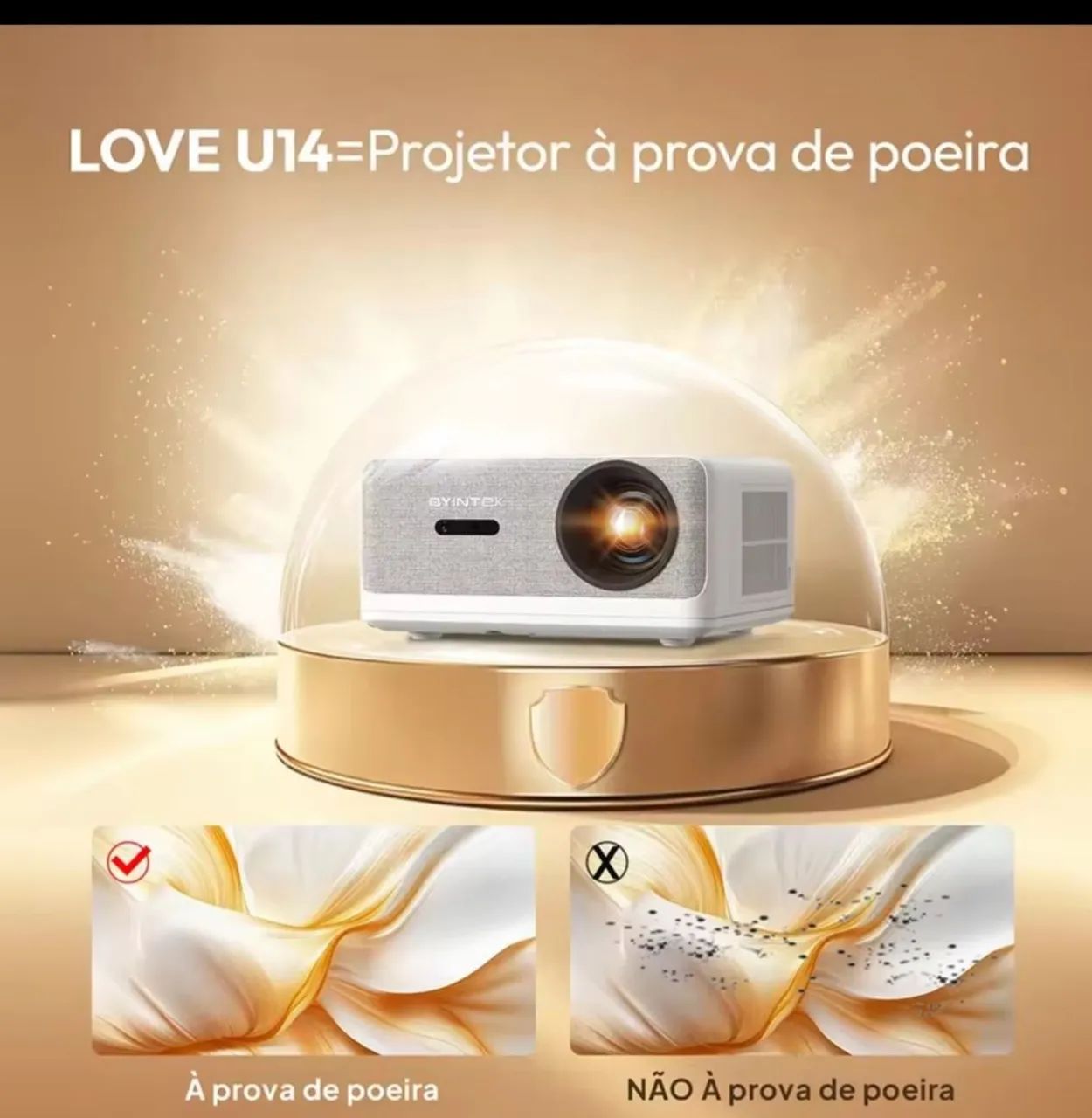Projetor Byintek Love U14  - Foto 3