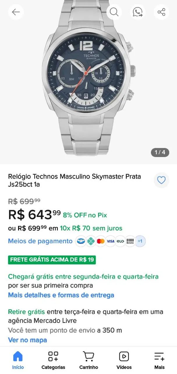 Relógio  technos - Foto 4