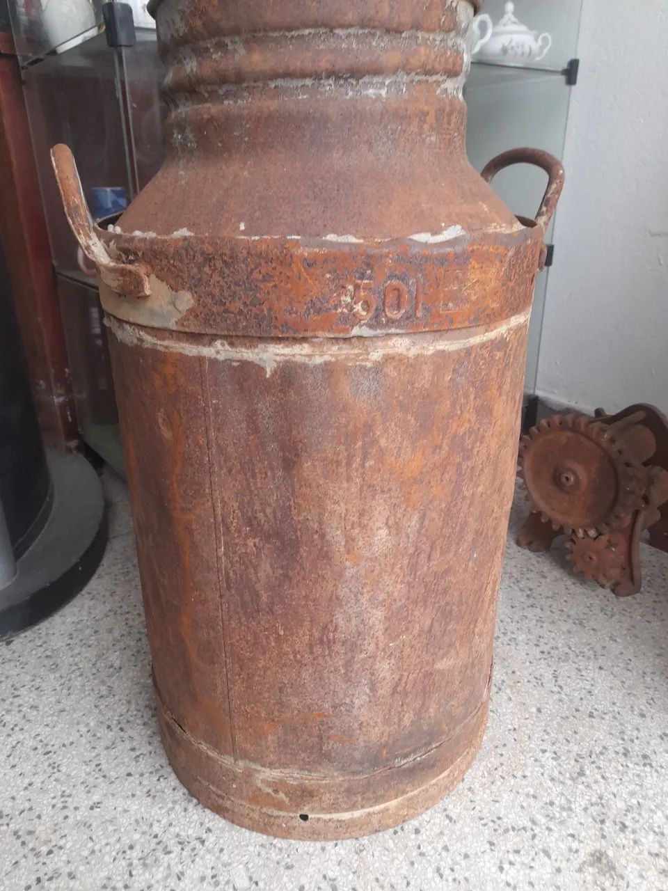 Antigo galão de leite 50L - Foto 5