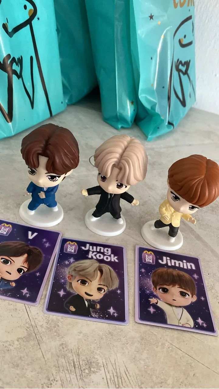 Bonequinhos BTS maknae line