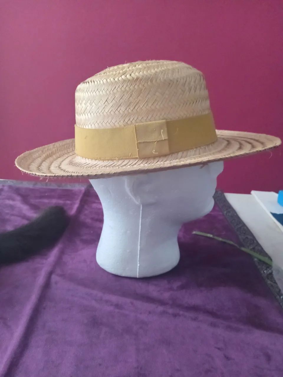 Chapéu Estilo Paris Boater Palheta - Foto 2