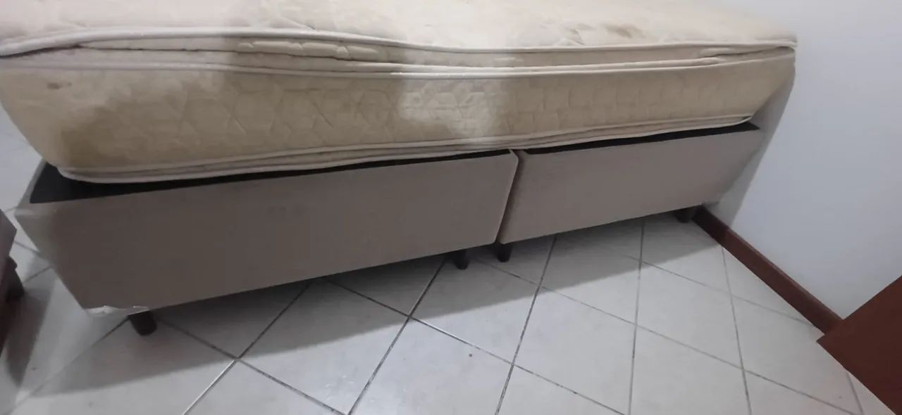 Cama box com colchão King  - Foto 2