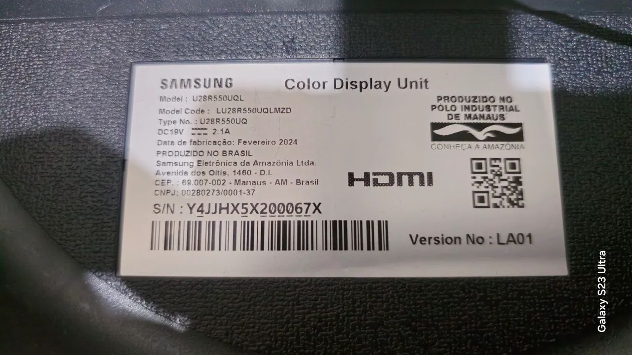 MONITOR SAMSUNG 4K UHD IPS 28 POLEGADAS COM SUPORTE ARTICULADO - Foto 3