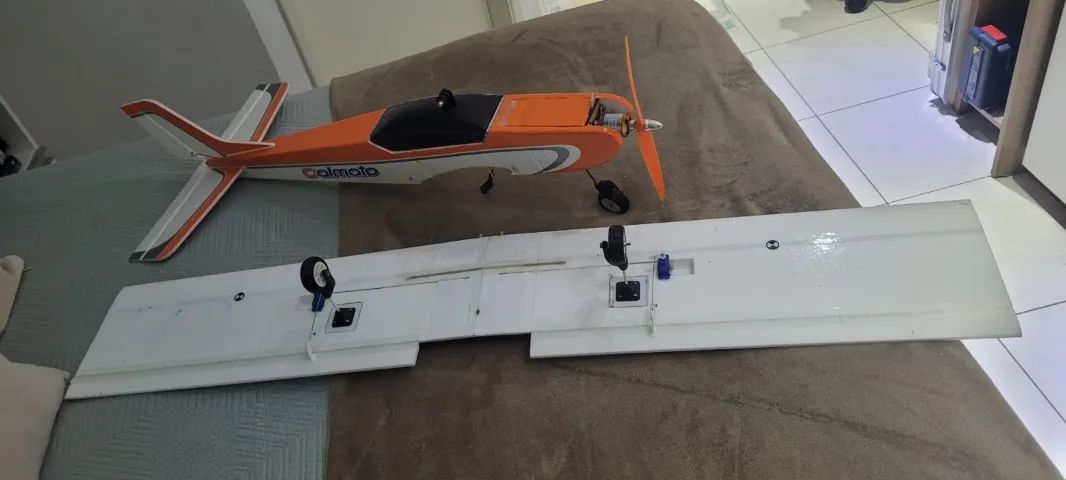 Aeromodelo Calmato Completo Excelente - Desapego - Foto 5