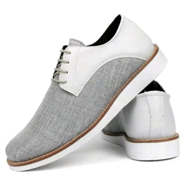 Sapato Oxford Casual de Amarrar Shein