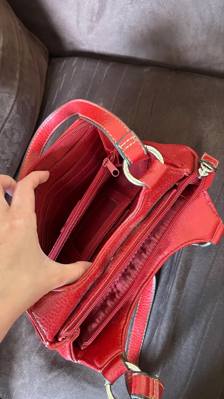 Bolsa Rosetti vermelha - Foto 3