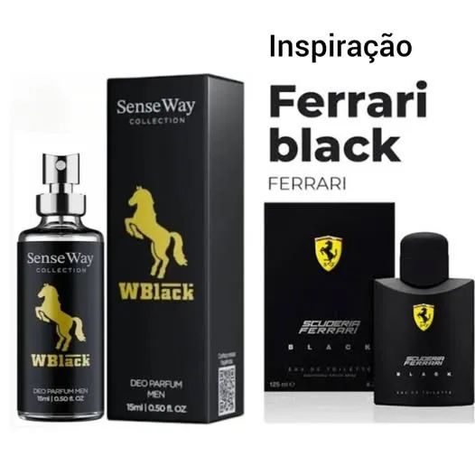 Perfume Sense Way Masculino Wblack Car 15ml