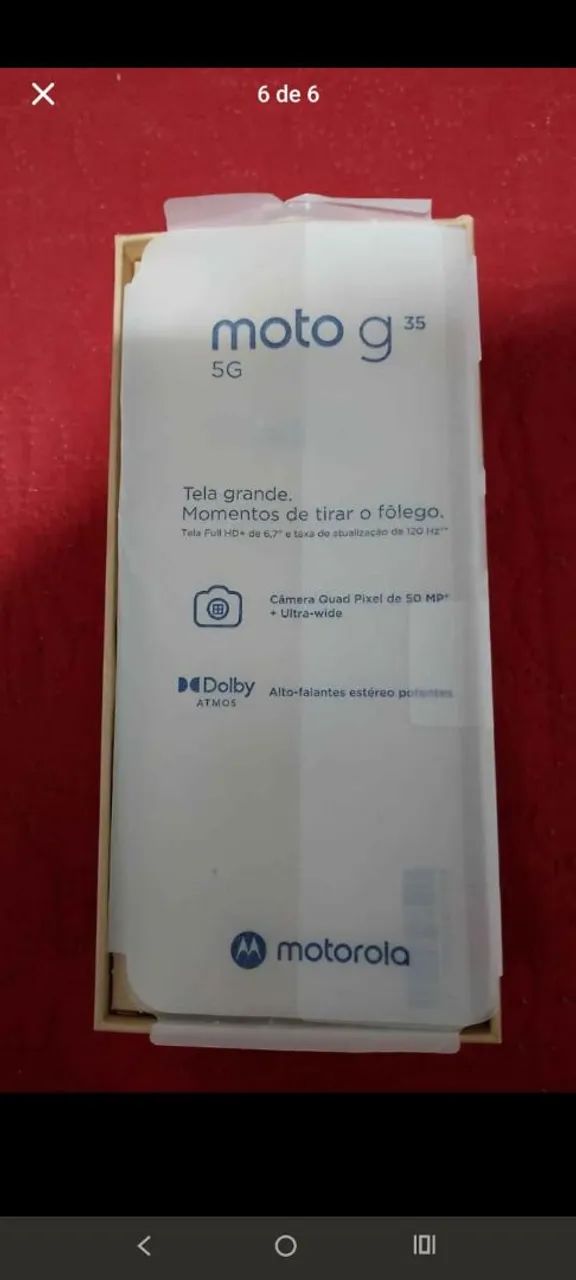 Vendo moto g35 zero e original  - Foto 5