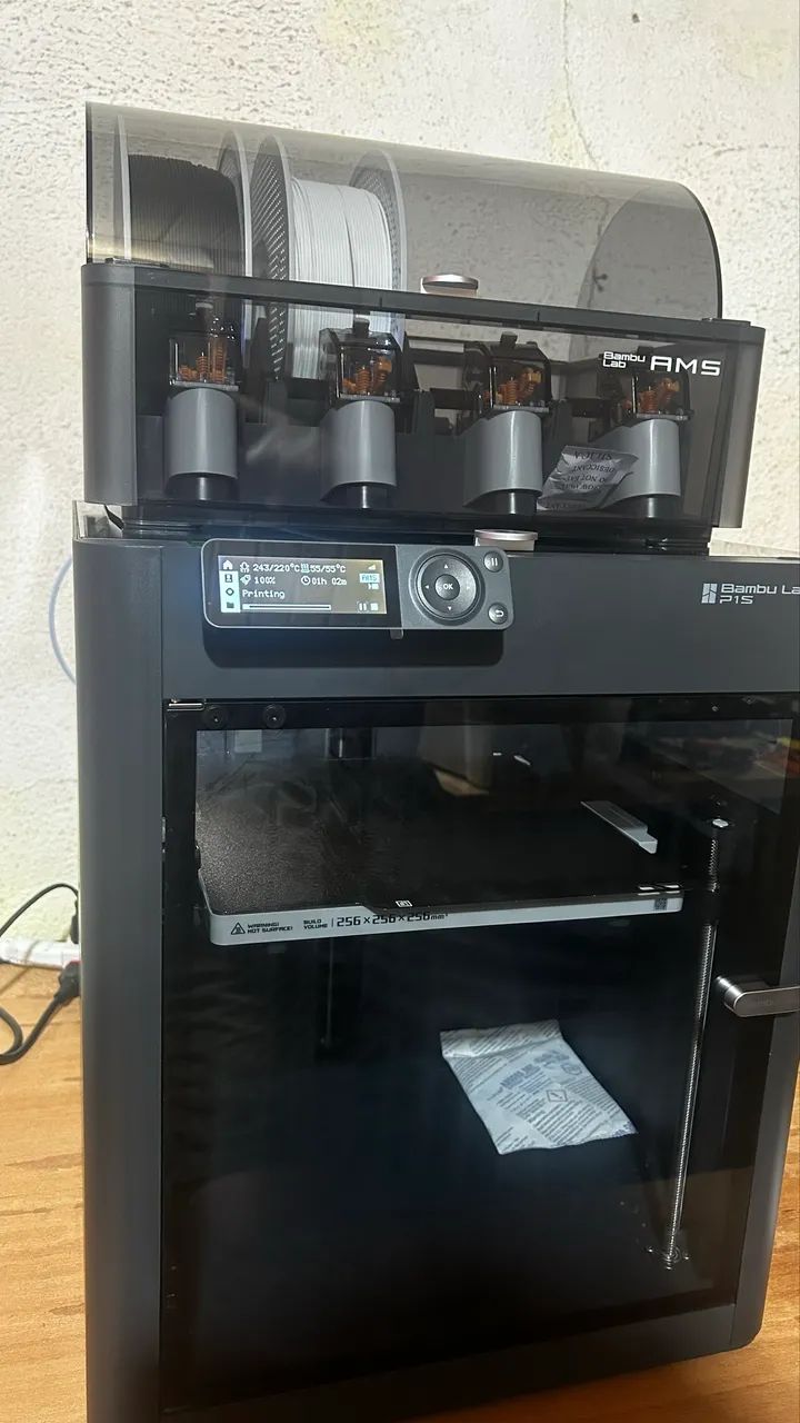 Impressora 3D BambuLab P1S + AMS - Foto 3