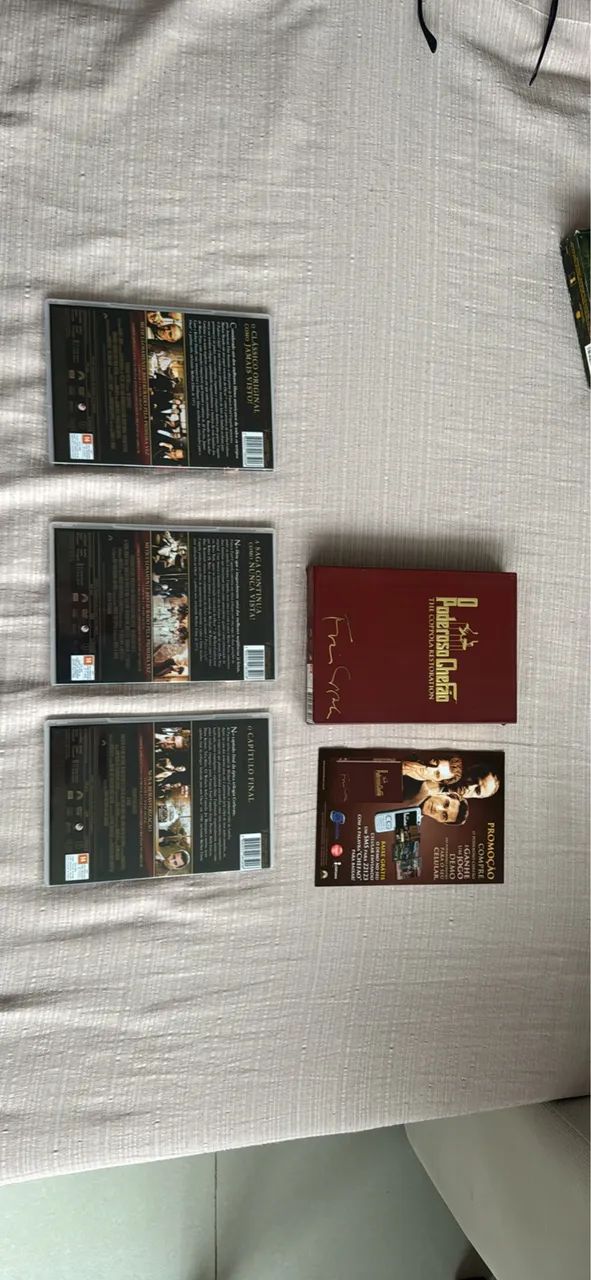 DVD trilogia O Poderoso Chefão 