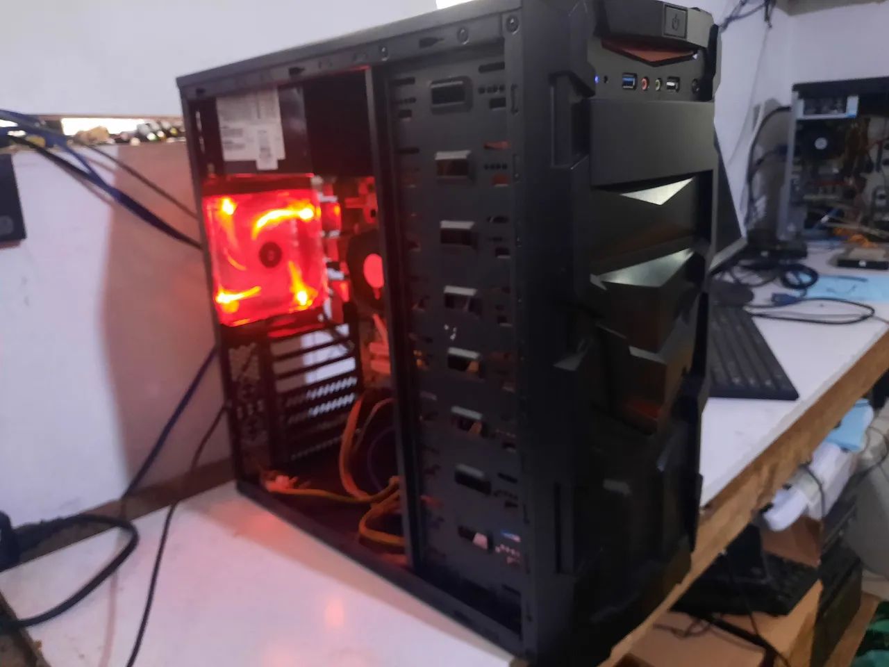 PC core i5 completo fonte real ssd 256G monitor LCD  17 polegadas  - Foto 2