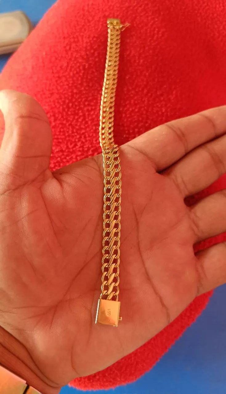 Pulseira de ouro 18k  - Foto 3