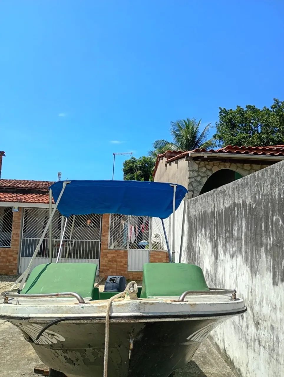 Lancha completa com motor yamaha