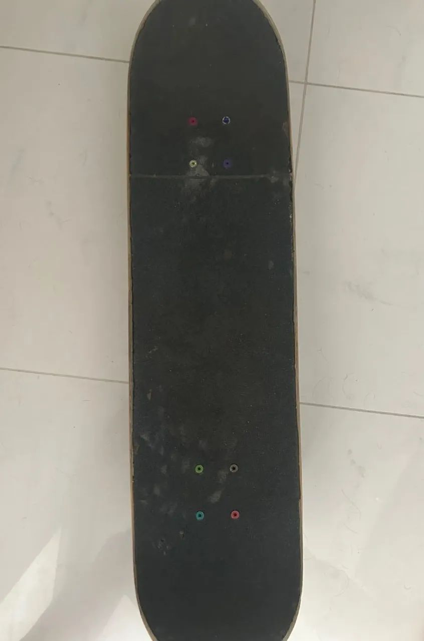 Skate 8.0 completo ? Truck Stronger + Rolamento Bones - Foto 3