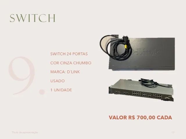 SWITCH D-LINK 24 PORTAS