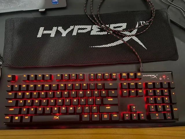 Teclado Mecânico Gamer HyperX Alloy + Capa Protetora Original - Foto 3