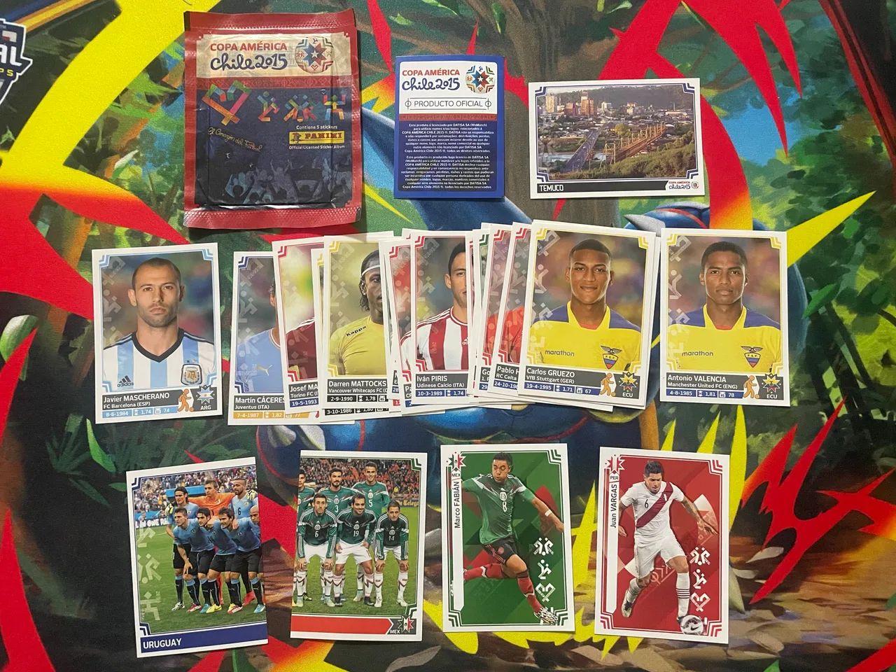 Figurinhas Copa América 2015
