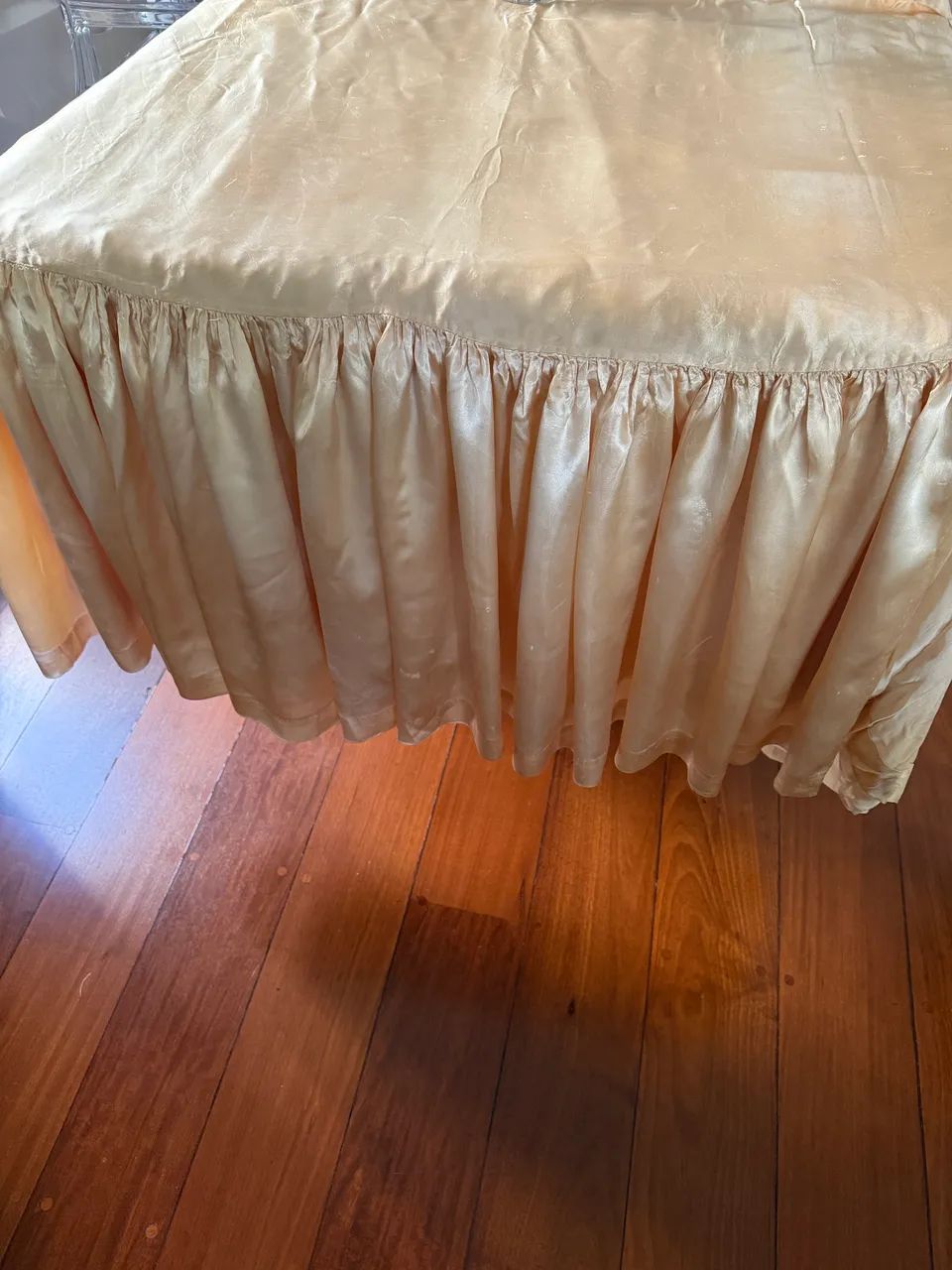 Forro de Cetim para Cama ou Mesa - Foto 2