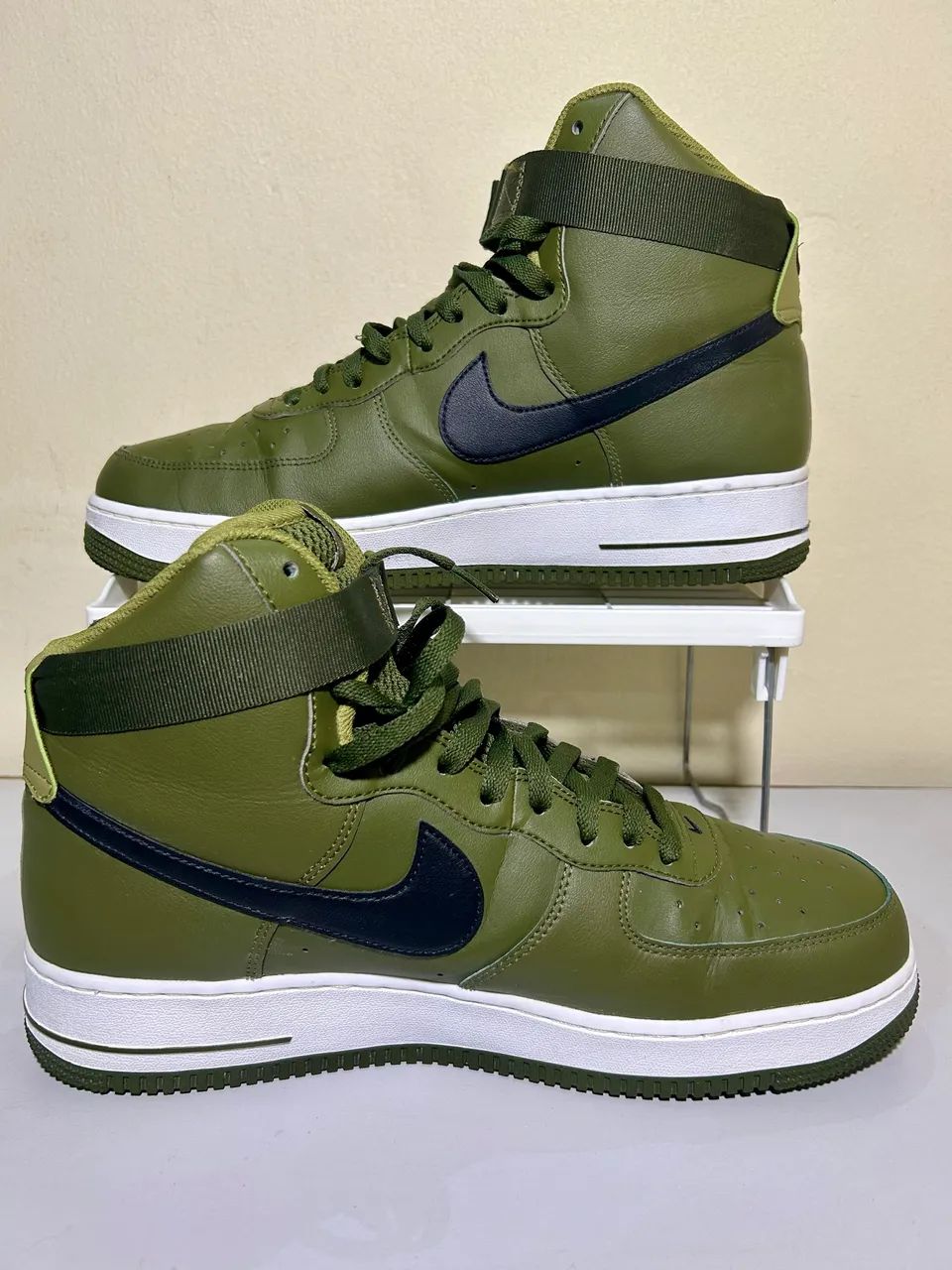 Tênis Nike Air Force 1 High Olive Hoops Pack
