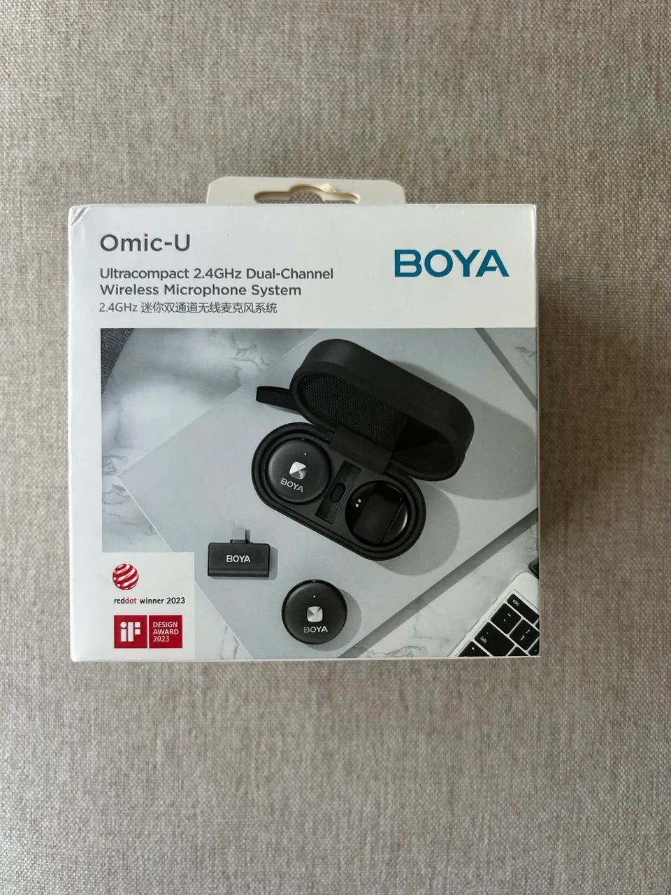 Microfone sem fio Boya (zerado)