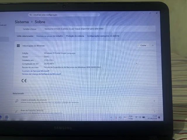 Notebook Samsung  - Foto 2