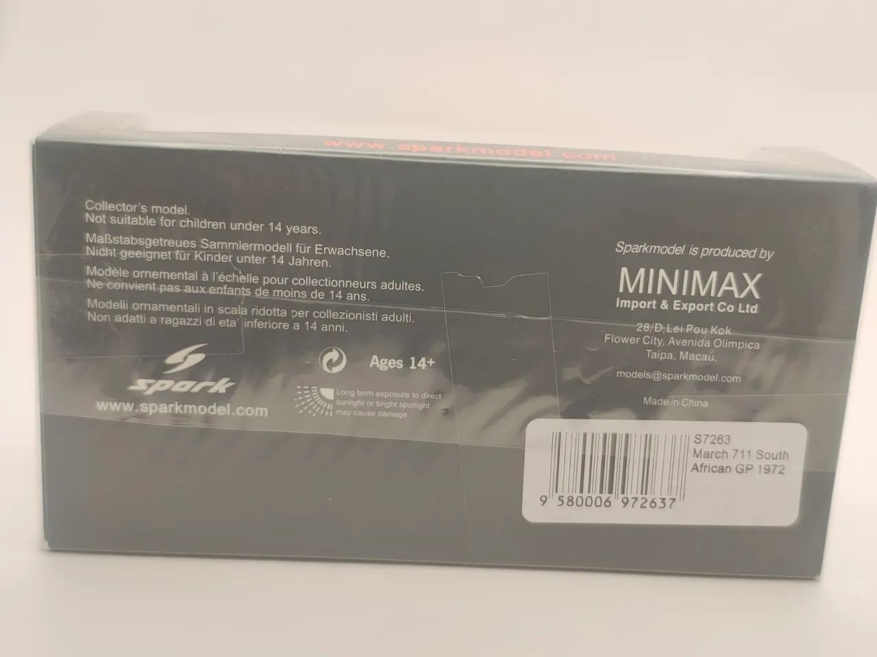 Miniatura F1 Spark March 711 Carlos Pace 1972 1:43 - Foto 4