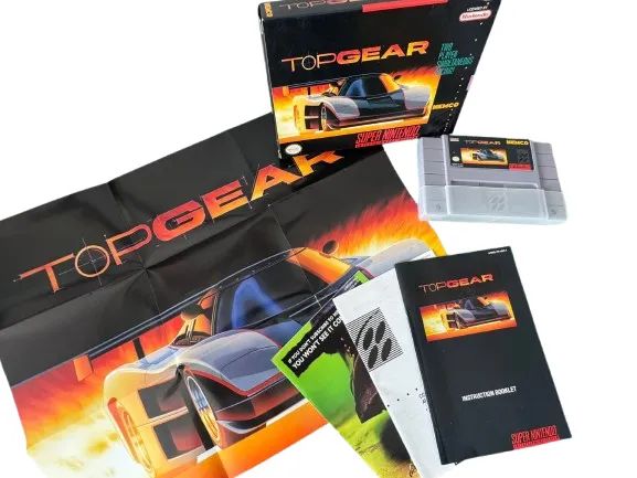 Top Gear Snes Cib Com Poster