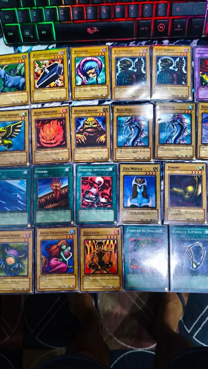 Lote Yu-Gi-Oh! 2002 - cartas LDB LOB 1° Edição (português) - Foto 5