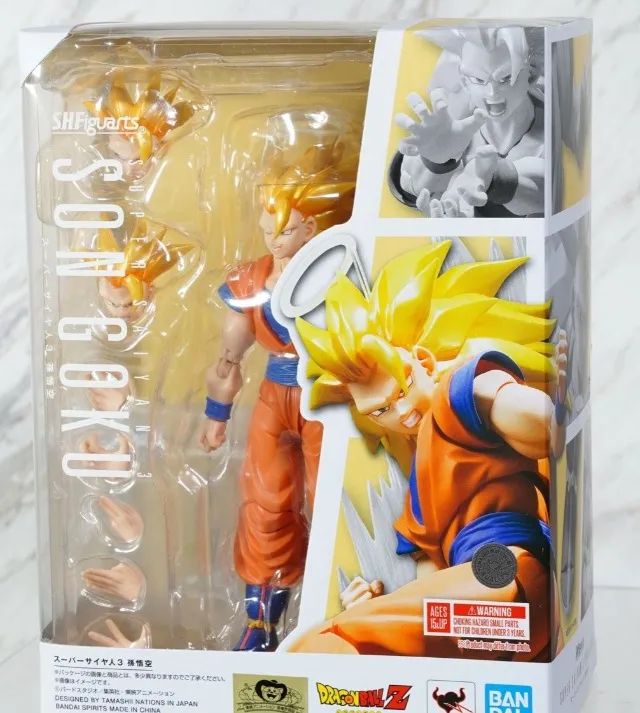 Figura de ação S.H.Figuarts Super Saiyan 3 Son Goku