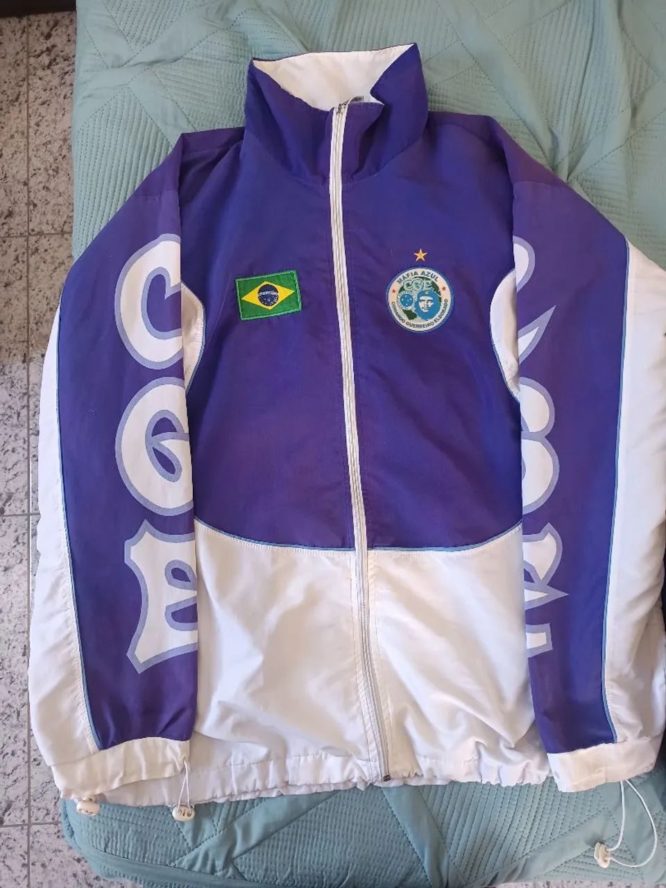 Jaqueta máfia azul