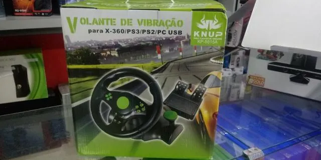 Volante para Xbox 360/ Playstation 3 e Playstation 2