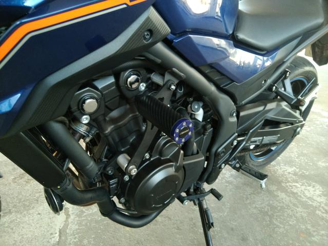 Honda CB500F 2018 ABS Azul CB 500F CB500 F VDO/TROCO - Foto 6