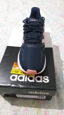 Tênis Adidas performance falcon Azul-marinho - Foto 4
