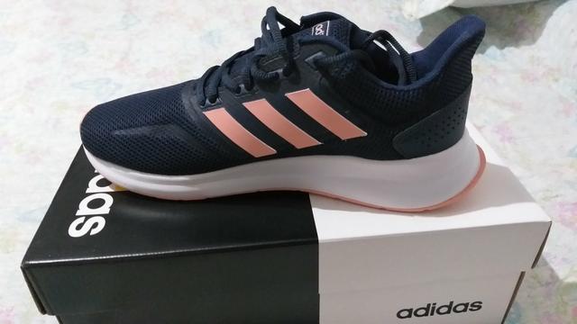 Tênis Adidas performance falcon Azul-marinho - Foto 2