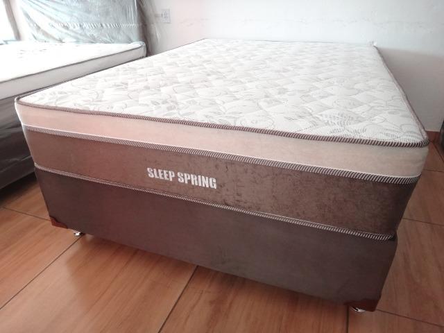 Conjunto Box Casal Sleep Spring Molas Ensacadas individualmente - pocket - Foto 4