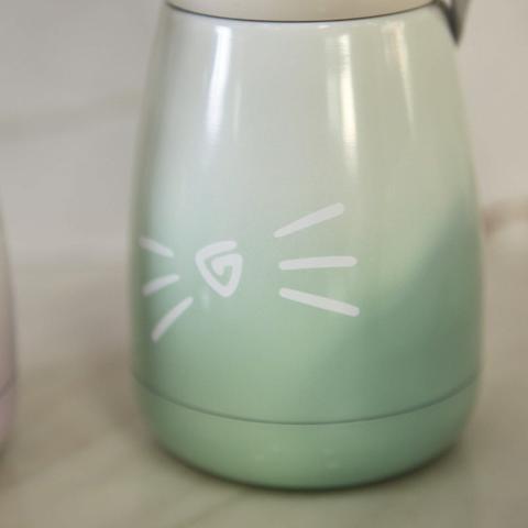 Garrafa Térmica De Inox com Pata De Gatinho 280 ML - Foto 5