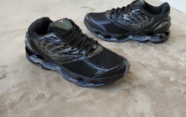 Tênis Mizuno prophecy8 preto prata (PROMOÇÃO) - Foto 3