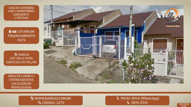 Casa 2 quartos alvenaria pronta pra financiamento sapucaia do sul - Foto 3