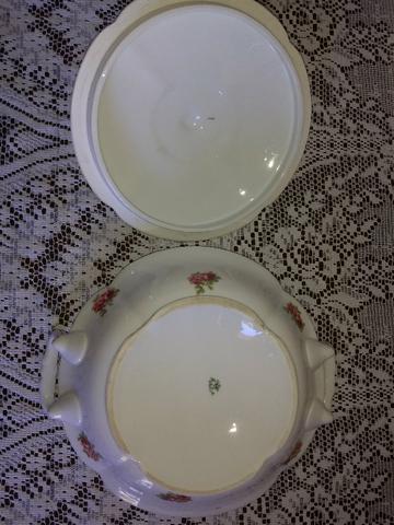 Sopeira antiga porcelana real Saõ Paulo década 60 desenhos florais - Foto 6