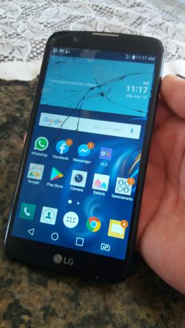 Lg k10 16 giga tela trincada