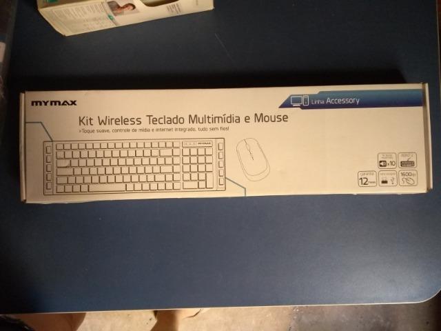 Kit Teclado Multimídia e Mouse Wireless ? Preto - Mymax - Foto 2