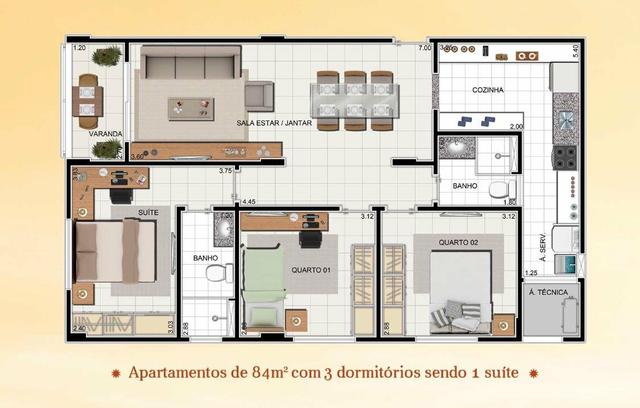 Solarium do Aruanã 70m2 2 84m2 - Foto 17