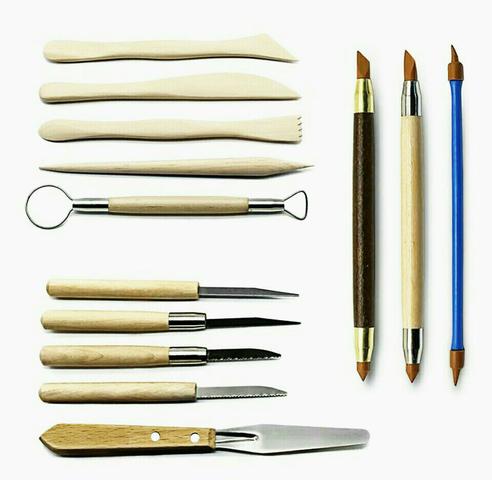Kit de Estecas com 32 peças para modelagem argila, biscuit,clay - Foto 2