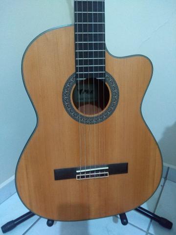Violão elétrico phx + pedestal + palhetas - Foto 2