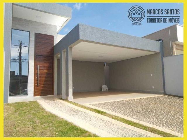 Linda casa nova moderna de alto padrão em rua 06 Vicente Pires - Foto 3