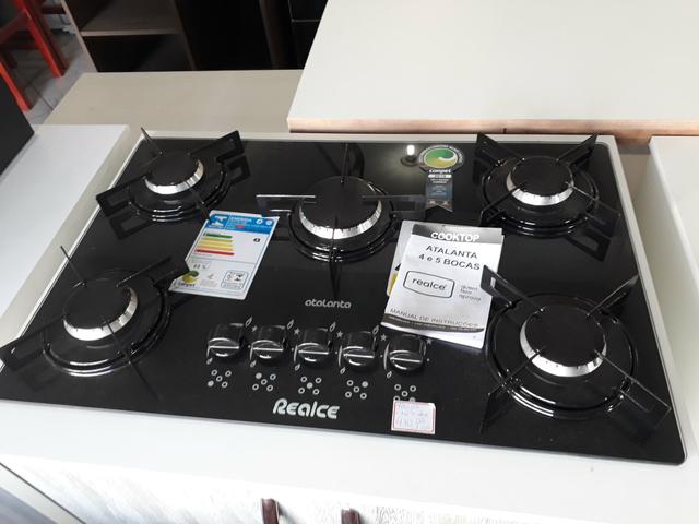 Fogão cooktop 5 bocas novo - Foto 2